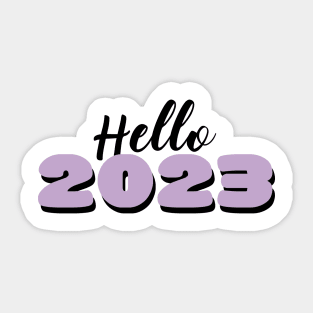 Hello 2023 Sticker